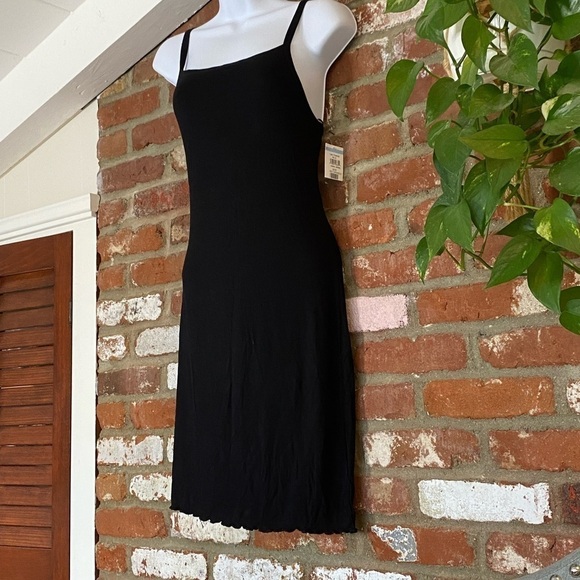 BP Black Ribbed Tank Mini Dress Size Small New - Picture 3 of 9